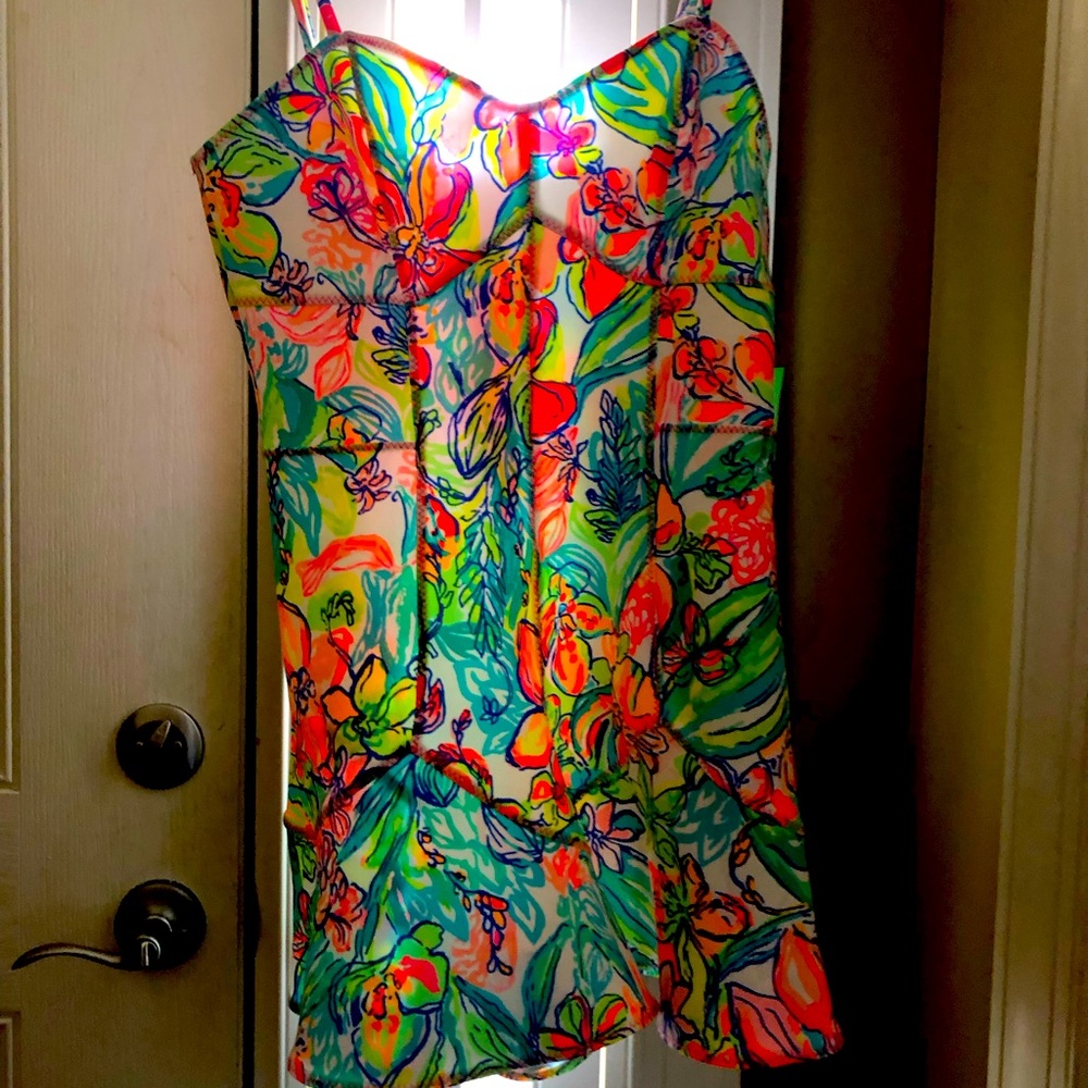Brand new with tags Lilly Pulitzer Coralie romper, size 4